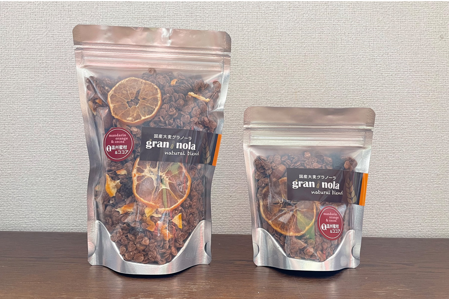 国産大麦グラノーラ　温州蜜柑＆ココア