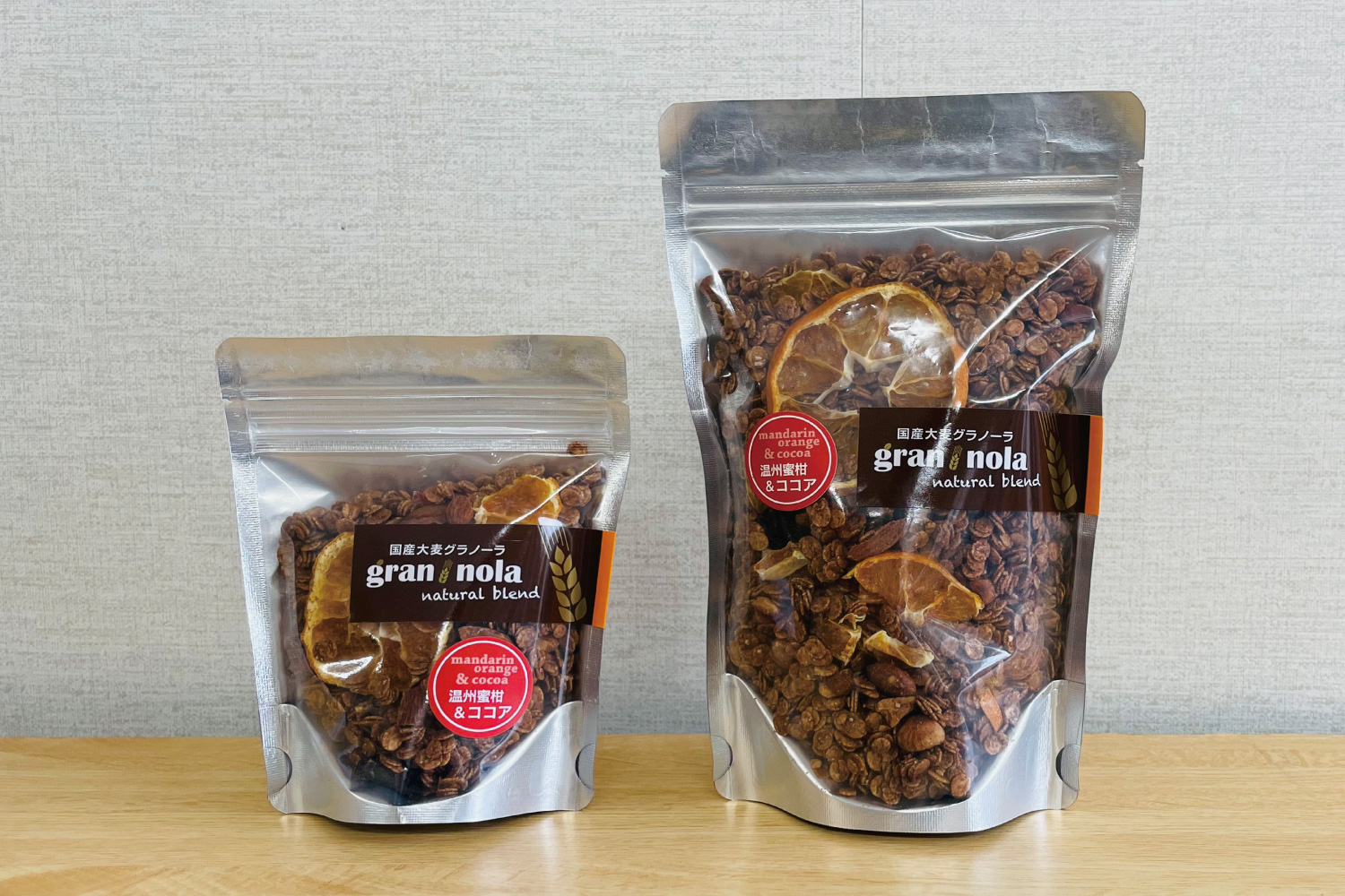 国産大麦グラノーラ　温州蜜柑＆ココア